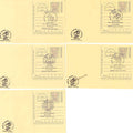 #SCC10 - Tribute to Netaji - Parakram Divas - Black Color Cancellation on Postcard (Set of 5) - New Delhi Circle - Special Cancellation - India - 23 Jan 2022