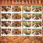 #FS1852-Stepwells- Set of 21 Sheets - FullSheet India MNH - 2017