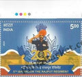 #ST2106 (T) - 5th Battalion The Rajput Regiment - Stamp with Traffic Light - India MNH - 22 Mar 2025