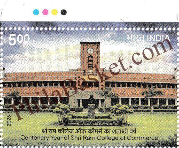 #ST2169 (T) - Centenary Year of Shri Ram College of Commerce - Stamp with Traffic Light - India MNH - 25 Apr 2026