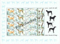 #SL30 Breeds of Dogs MNH SHEETLET MNH INDIA 2005
