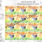 #SL35 to SL39 - Endangered Birds SHEETLET MNH INDIA 2006 (Set of 5)