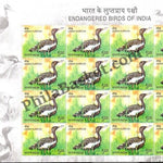 #SL35 to SL39 - Endangered Birds SHEETLET MNH INDIA 2006 (Set of 5)
