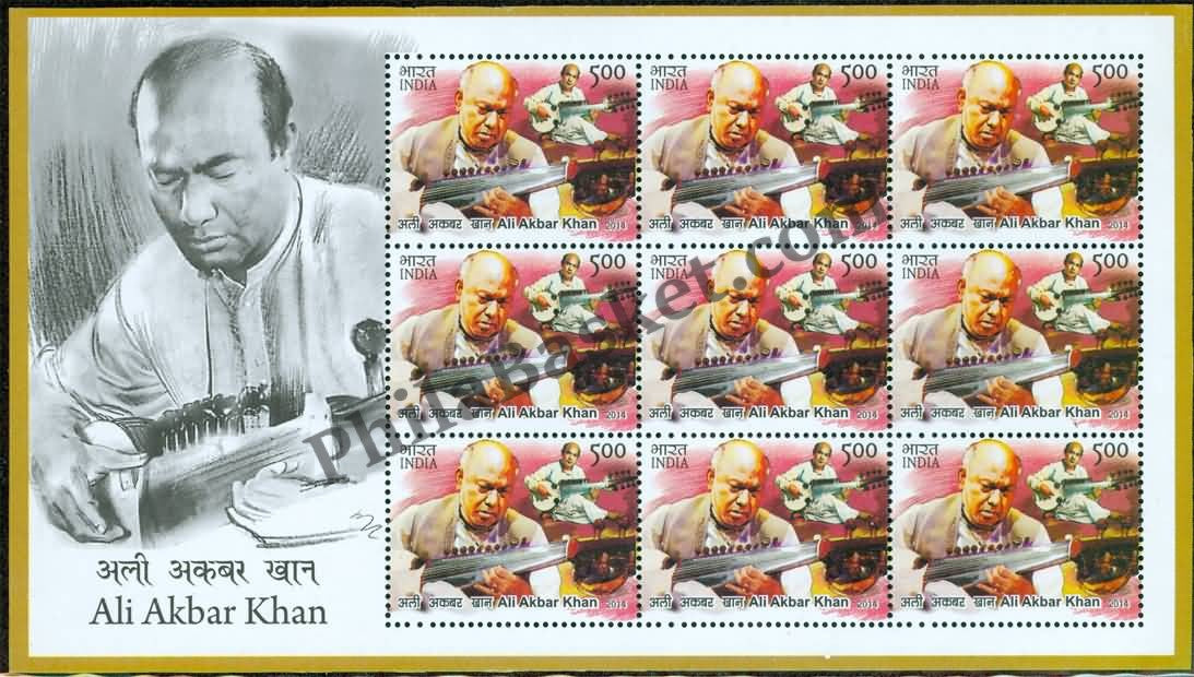 #SL96 to SL103 MUSICIANS SHEETLET MNH INDIA 2014 (Set of 8 )