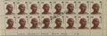 #STP137 - Gandhi Large Definitive Number Plate Strip Stamp India Gandhi Nehru Series 1976
