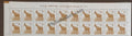 #STP166 - Nilgiri Thar Ashokan Watermark Definitive Number Plate Strip Stamp India 9th Series Flora and Fauna (12) 20 Jul 2000