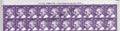 #STP191 - Mahatma Gandhi Ashokan Watermark Definitive Number Plate Strip Stamp India 11th Series Makers of India (28) 01 Jan 2016