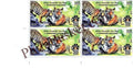 #BK1978 (T) - 2nd International Tiger Forum - Block of Four / Six Stamps With TL- India MNH - 01 Sep 2022
