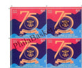 #BK2047 - 75 Glorious Years of National Defence Academy - Block of Four Stamps - India MNH - 30 Nov 2023