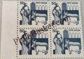 #DBK129 - Dairy Ashokan Watermark Definitive Block of Four Stamp India 6th Series Rural Prosperity (21)