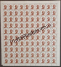 #DFS140 - Gandhi Definitive FullSheet Stamp India Gandhi Nehru Series