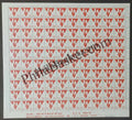 #DFS150 - Family Planning Ashokan Watermark Definitive FullSheet Stamp India 7th Series Family Planning, Energy Conservation & Technology (8) 27 Feb 1987