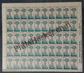 #DFS157 - Windmill Ashokan Watermark Definitive FullSheet Stamp India 7th Series Family Planning, Energy Conservation & Technology (8) 01 Jan 1988