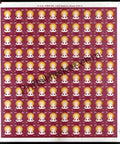 #DFS190 - Yoga Ashokan Watermark Definitive FullSheet Stamp India 11th Series Makers of India (28) 01 Jan 2016