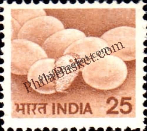 #DST125 - Poultry Ashokan Watermark Definitive Stamp India 6th Series Rural Prosperity (21)
