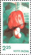 #DST132 - Cashew Ashokan Watermark Definitive Stamp India 6th Series Rural Prosperity (21)