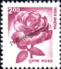 #DST168 - Rose Ashokan Watermark Definitive Stamp India 9th Series Flora and Fauna (12) 16 Aug 2002