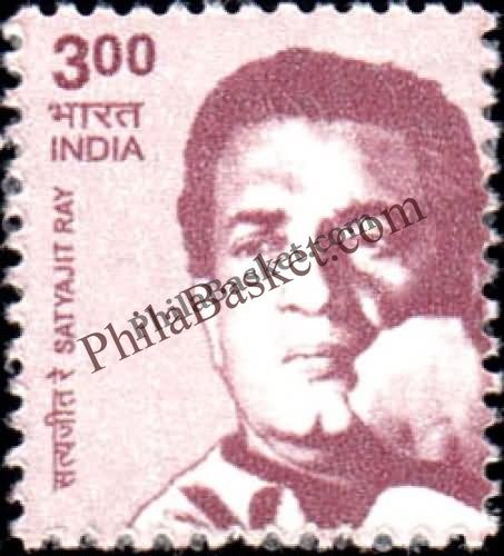 #DST181 - Satyajit Ray Ashokan Watermark Definitive Stamp India 10th Series Builders of Modern India (13) 01 Mar 2009