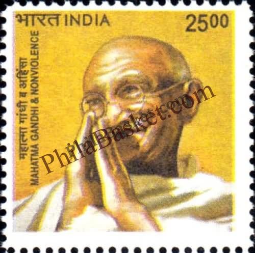 #DST189 - Mahatma Gandhi (Special Definative) Ashokan Watermark Definitive Stamp India 10th Series Builders of Modern India (13) 02 Oct 2009