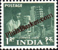 #DST67 - Telephone Industry Definitive Stamp India 3rd Series Ashoka Pillar Watermark (18)