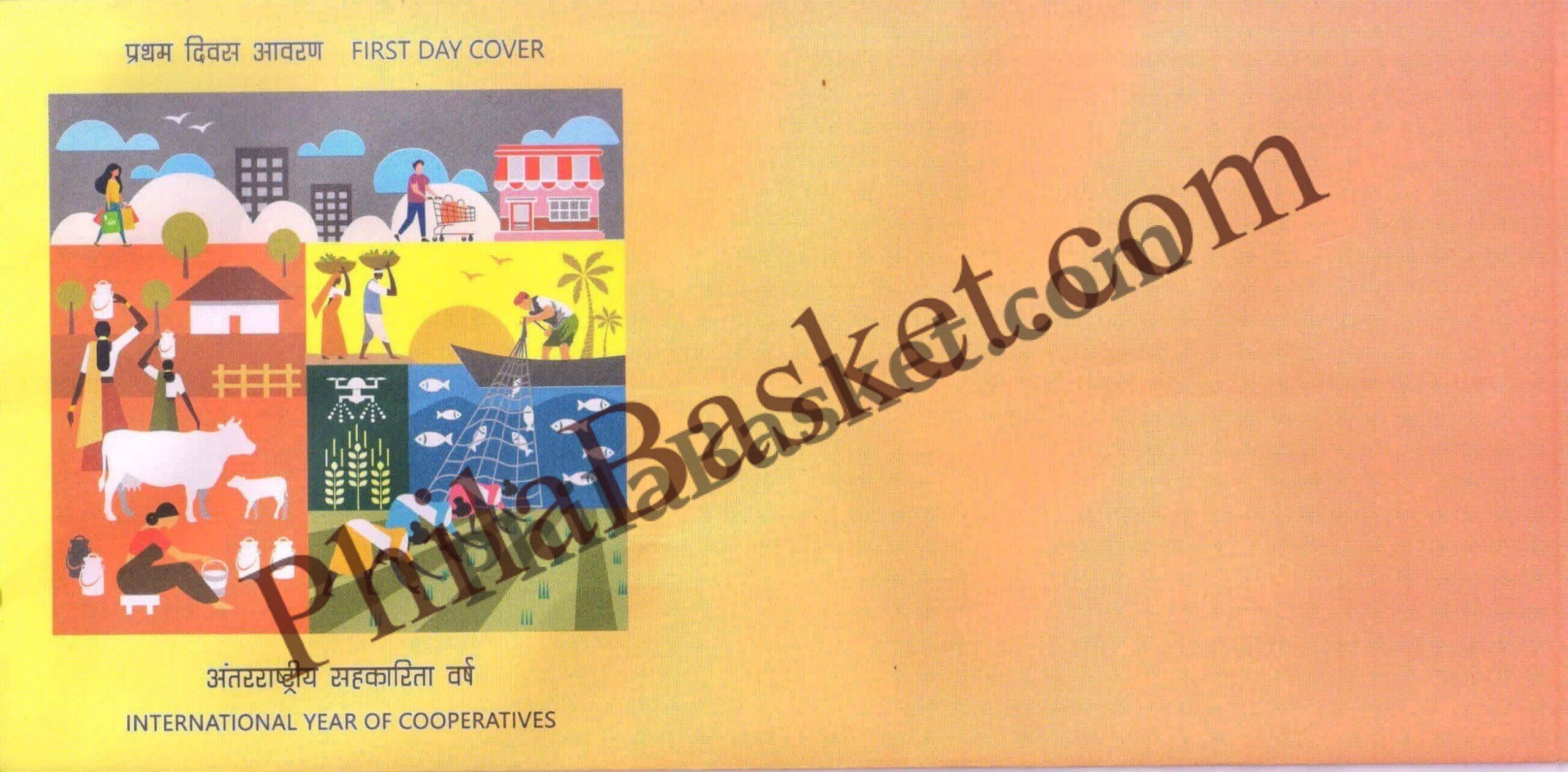 #FDC2090 (B) - International Year of Cooperatives - Blank First Day Cover FDC - India MNH - 25 Nov 2024