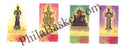 #FI41 - Brahma, Vishnu, Narayan, Ganesh, 4 Embosed Stamps - Stamp - Thailand - 02 Jun 2009