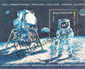 #FI65 - Apollo Moon Landing - Neil Armstrong, Michael Collins, Edwin Aldrin - Miniature Sheet - Bulgaria - 04 Jun 1990