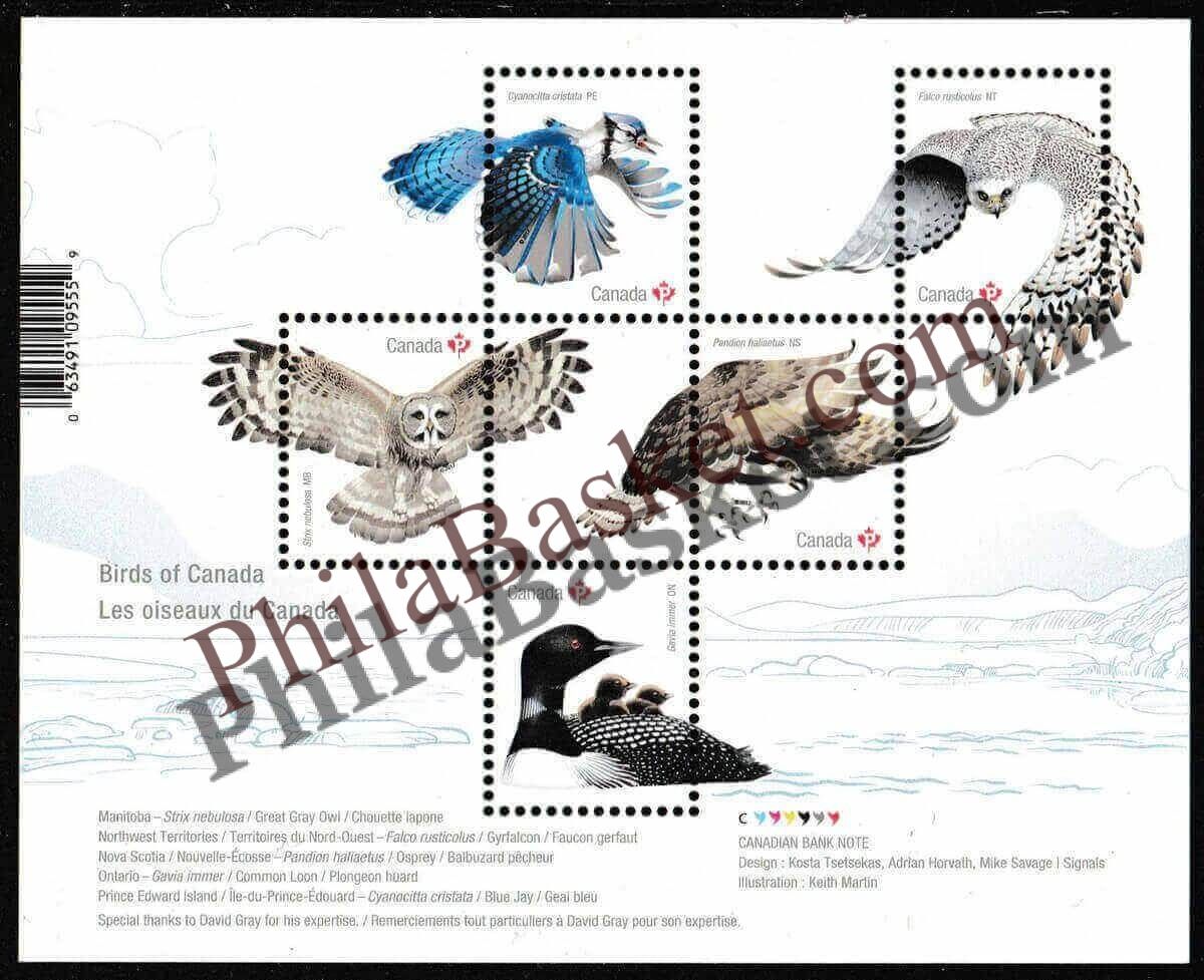 #FI79 - Birds of Canada Series 2 - Miniature Sheet - Canada - 04 Jun 2017