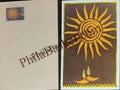 #GS102 - Happy Diwali - 4 Rs Envelop With Card - Diwali - Greeting Card India - 6th Series (25 Cards) - 1 Aug 2001