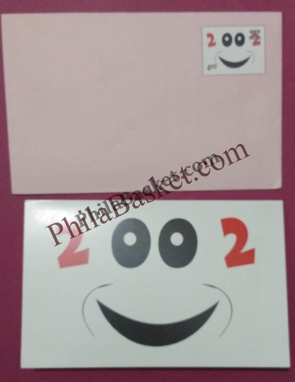 #GS180 - New Year - 4 Rs Envelop With Card - New Year - Greeting Card India - 9th Series (51 Cards) - 1 Nov 2001