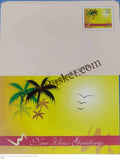 #GS199 - New Year - 5 Rs Envelop With Card - New Year(R). - Greeting Card India - 11th Series (8 Cards) - 18 Oct 2002