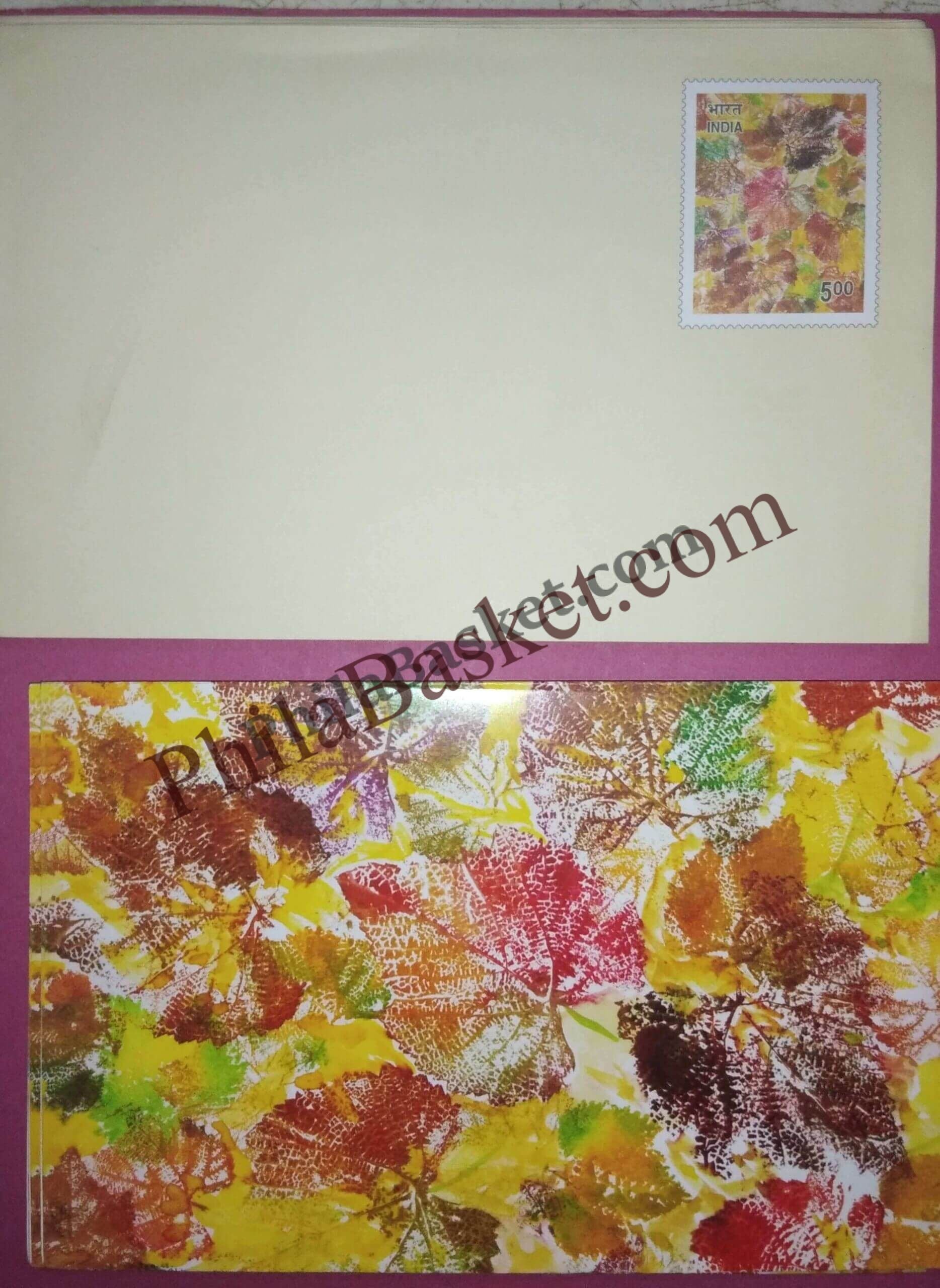 #GS233 - New Year - 5 Rs Envelop With Card - New Year - Greeting Card India - 11th Series (46 Cards) - 18 Oct 2002