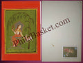 #GS250 - Lady with a dear - 5 Rs Envelop With Card - New Year - Greeting Card India - 12th Series (9 Cards) - 1 Dec 2003