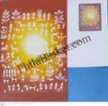 #GS32 - Tribal Art - 3 Rs Envelop With Card - Diwali - Greeting Card India - 1st Series (32 Cards) - 6 Sep 2000