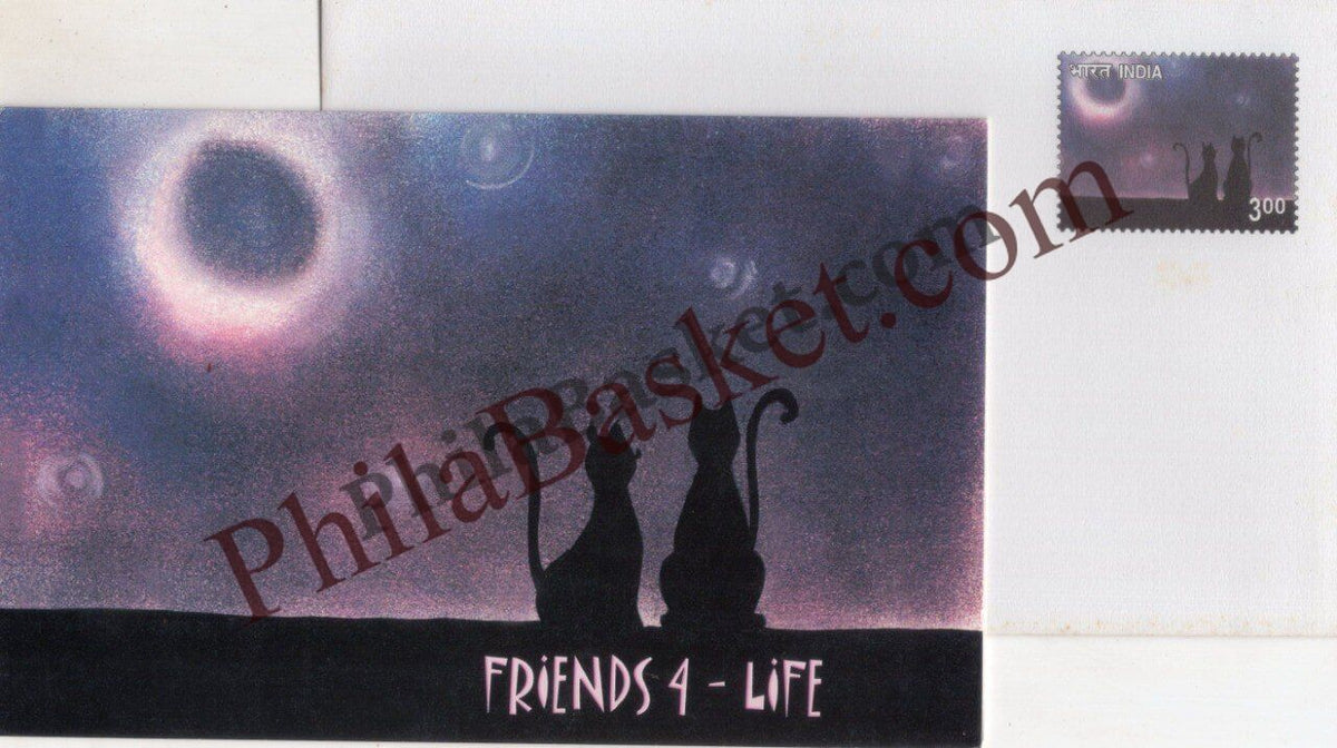 #GS69 - Friendship - 3 Rs Envelop With Card - General Purpose - Greeting Card India - 4th Series (16 Cards) - 15 May 2001