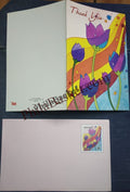 #GS85 - Thank You - 4 Rs Envelop With Card - General Purpose - Greeting Card India - 5th Series (15 Cards) - 1 Jul 2001