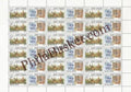 #JS04 - Russia India Joint Issue - Full Sheets - Russia -  15 Aug 1990