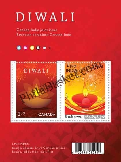 #JS101 - Canada India Joint Issue - Miniature Sheet - Canada -  21 Sep 2017
