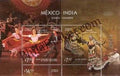 #JS54 - Maxico India Joint Issue - Miniature Sheet - Maxico -  15 Dec 2010