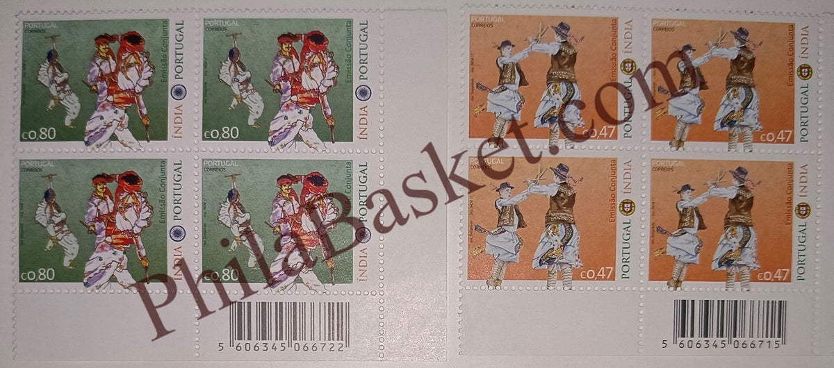 #JS88 - Portugal India Joint Issue - Block of four - Portugal -  01 Jul 2017