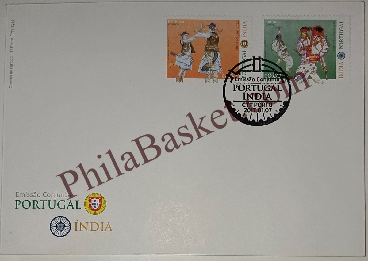 #JS91 - Portugal India Joint Issue - Stamp First Day Cover - Portugal -  01 Jul 2017