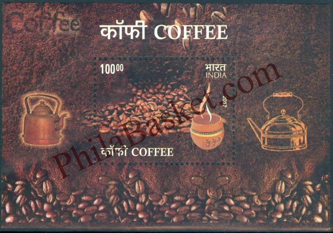 #MS181 - Coffee - Miniature Sheet MS - MNH - India - 23 Apr 2017