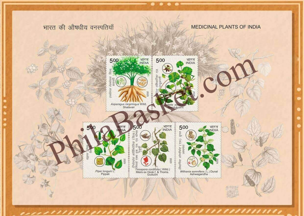 #MS296 - Medicinal Plant of India - Miniature Sheet MS - MNH - India - 19 Dec 2025