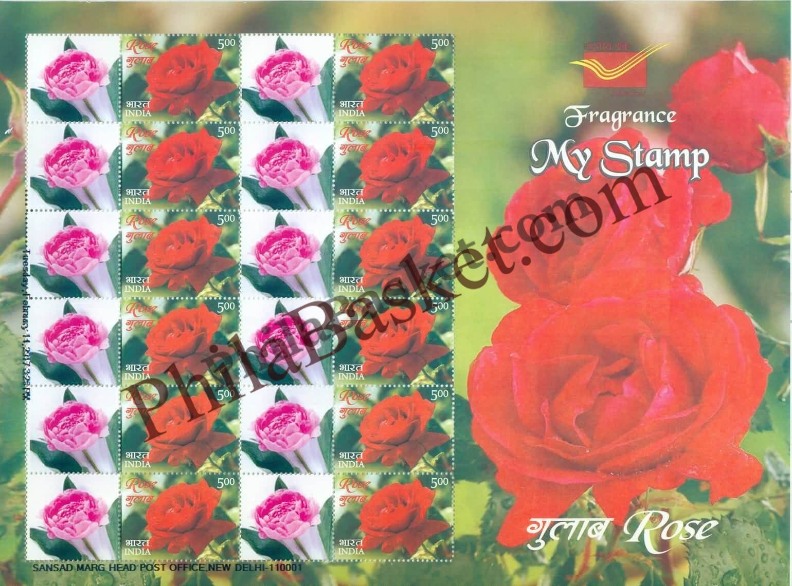#MYS67 - Roses (Fragrant Stamp) - Personalize My Stamp - 14 Feb 2017
