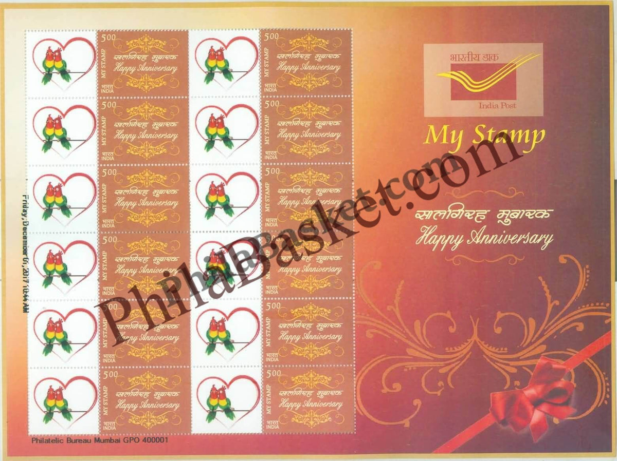 #MYS86 - Happy Anniversary - Personalize My Stamp - 20 Nov 2017