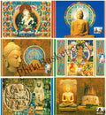 #PC123 - Budhha (Set of 6) - Picture Postcard - New Delhi - India - 04 Jun 2025