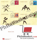 #PC134 - Olympic Games Rio (Set of 4) with cancellation - Picture Postcard - Karnataka - India - 05 Aug 2016