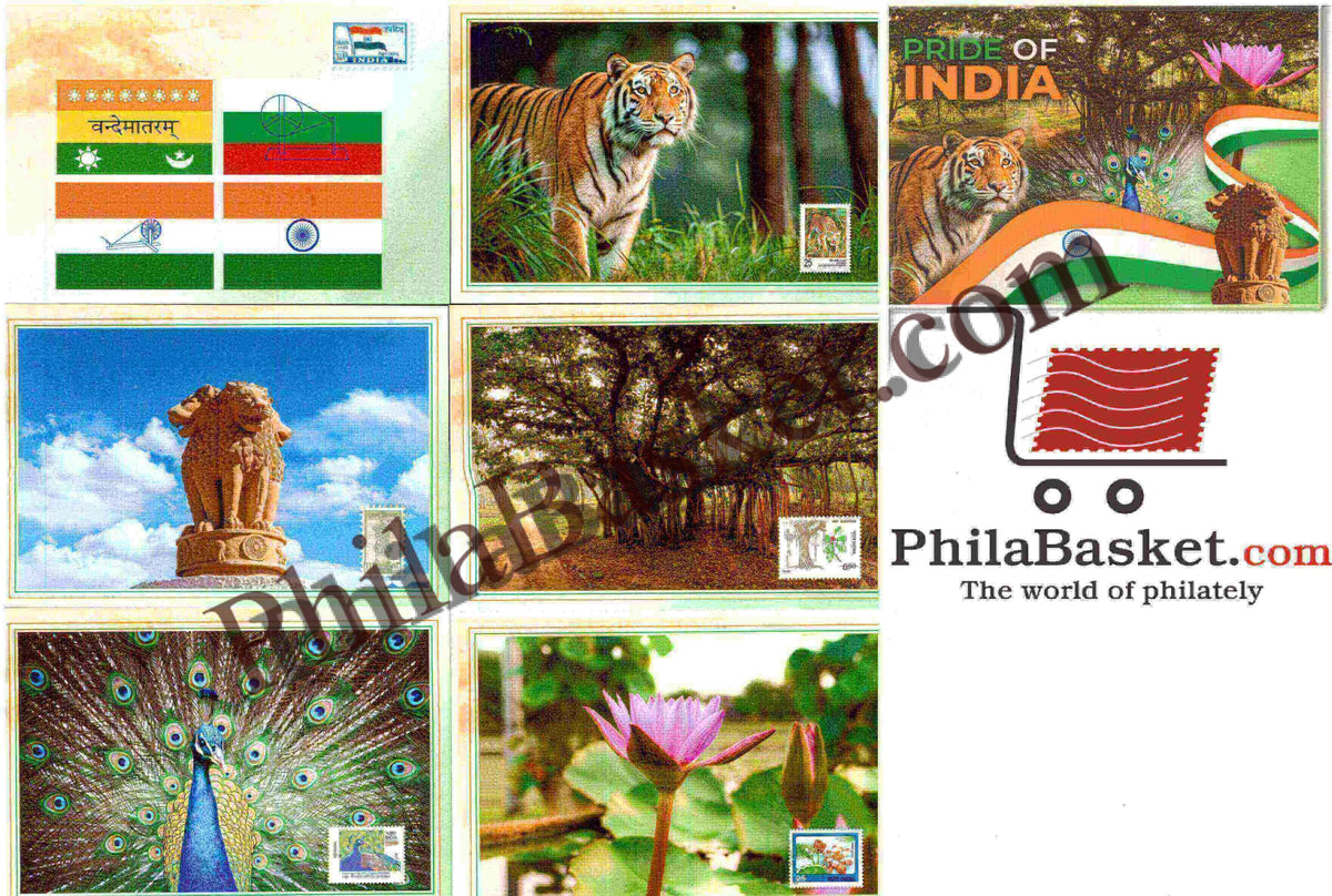 #PC142 - Pride of India (Set of 6) - Picture Postcard - New Delhi - India - 25 Sep 2025