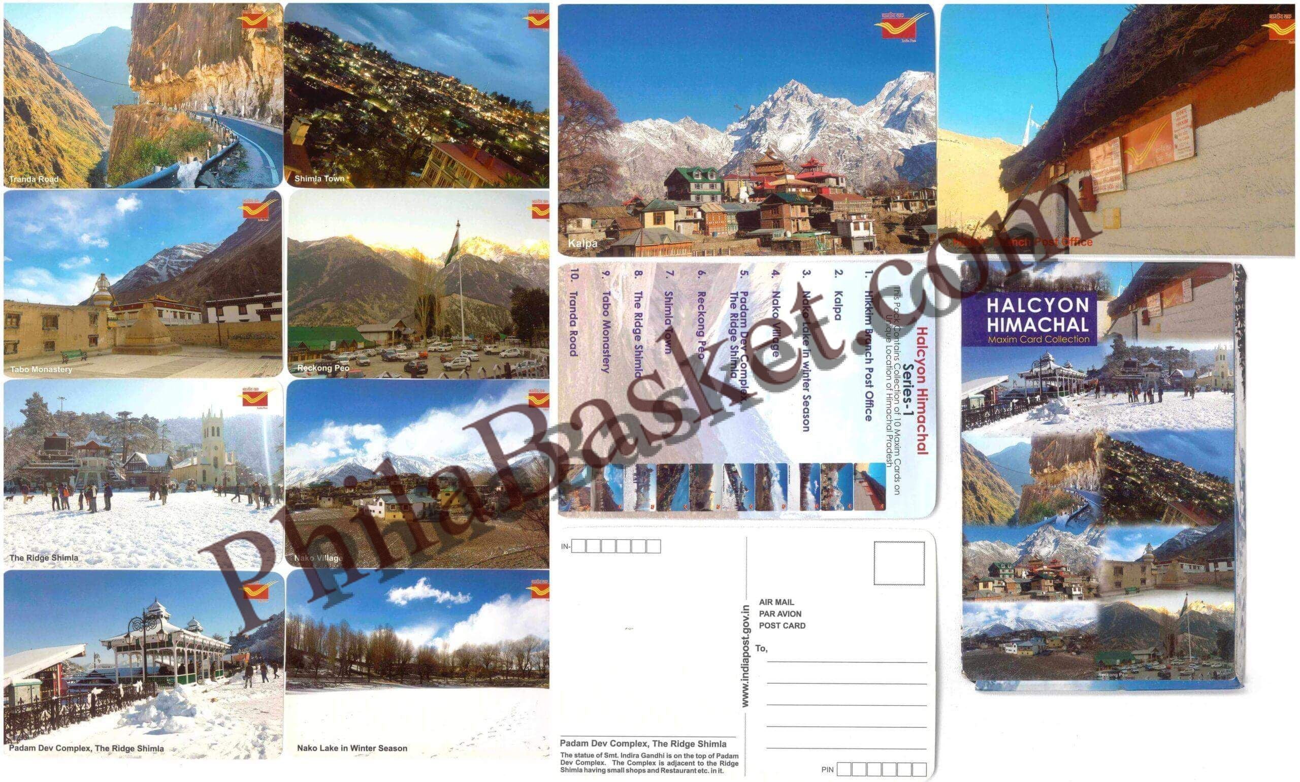 #PC67 - Halcyon Himachal (Set of 10)- Picture Postcard - Himachal Pradesh - India - 01 Jan 2016