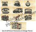 #PC80 - Vintage Theme (Set of 10) - Picture Postcard - Delhi - India - 05 Dec 2024